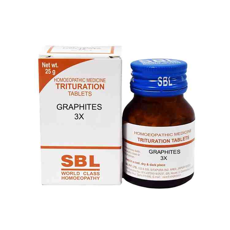 SBL Graphites 3x Homeopathy Trituration Tablets