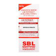 SBL homeopathy LM Potency medicine packaging with red and white design on a white background