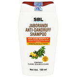 SBL Jaborandi Anti-Dandruff Shampoo packaging on a white background