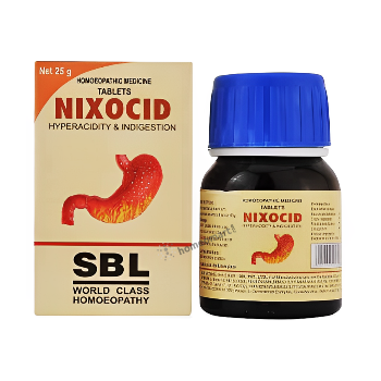  Burned by acidity? Soothe it naturally with SBL Nixocid Tablets – your safe, effective, and pocket-friendly solution for gas, bloating & heartburn