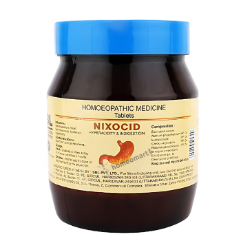 SBL Nixocid Tablets for Acidity and Indigestion 450 Gms pack