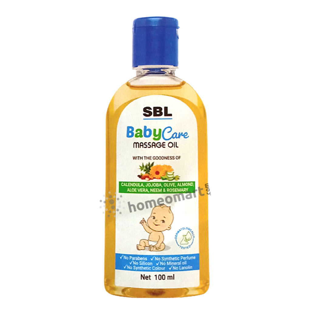 SBL Baby Care Massage Oil With the goodness of neem & rosemary