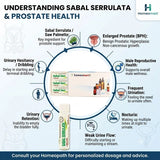 Sabal Serrulata pills for painful urination, homeopathic support for male reproductive health, medicine for nocturia, homeopathy for weak urine flow in elderly men, homeopathic remedy for urinary hesitancy
