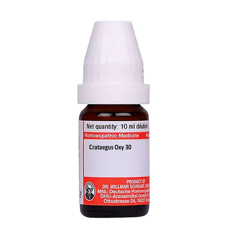 Schwabe German Crataegus Oxyacantha Homeopathy Dilutions 6C, 30C, 200C, 1M, 10M