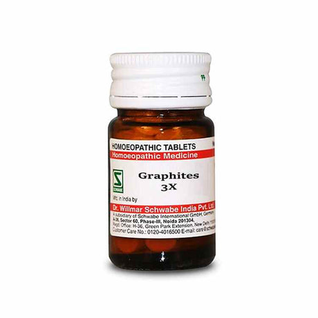 Graphites 3x, 6x Homeopathy Trituration Tablets