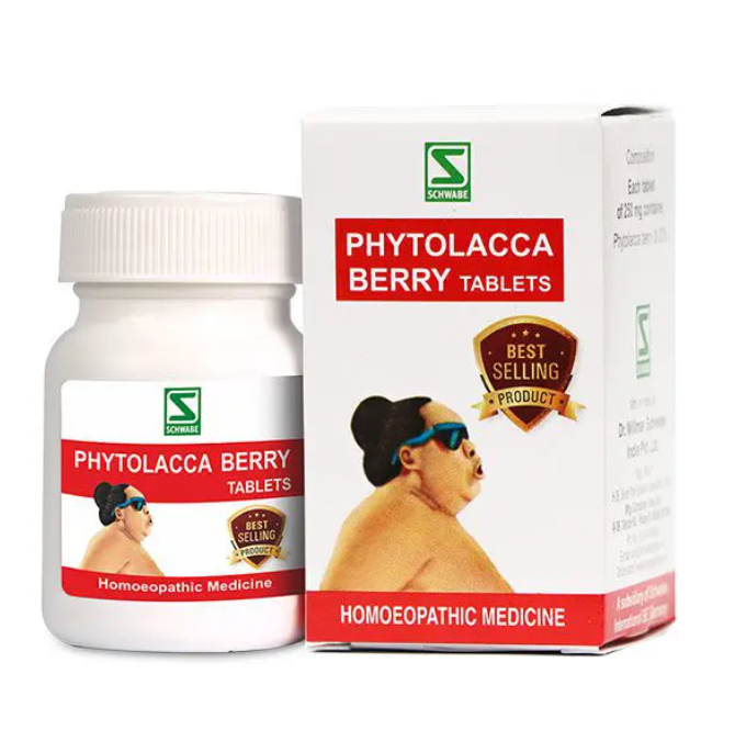 Schwabe Phytolacca Berry Tablets 20 Gms pack