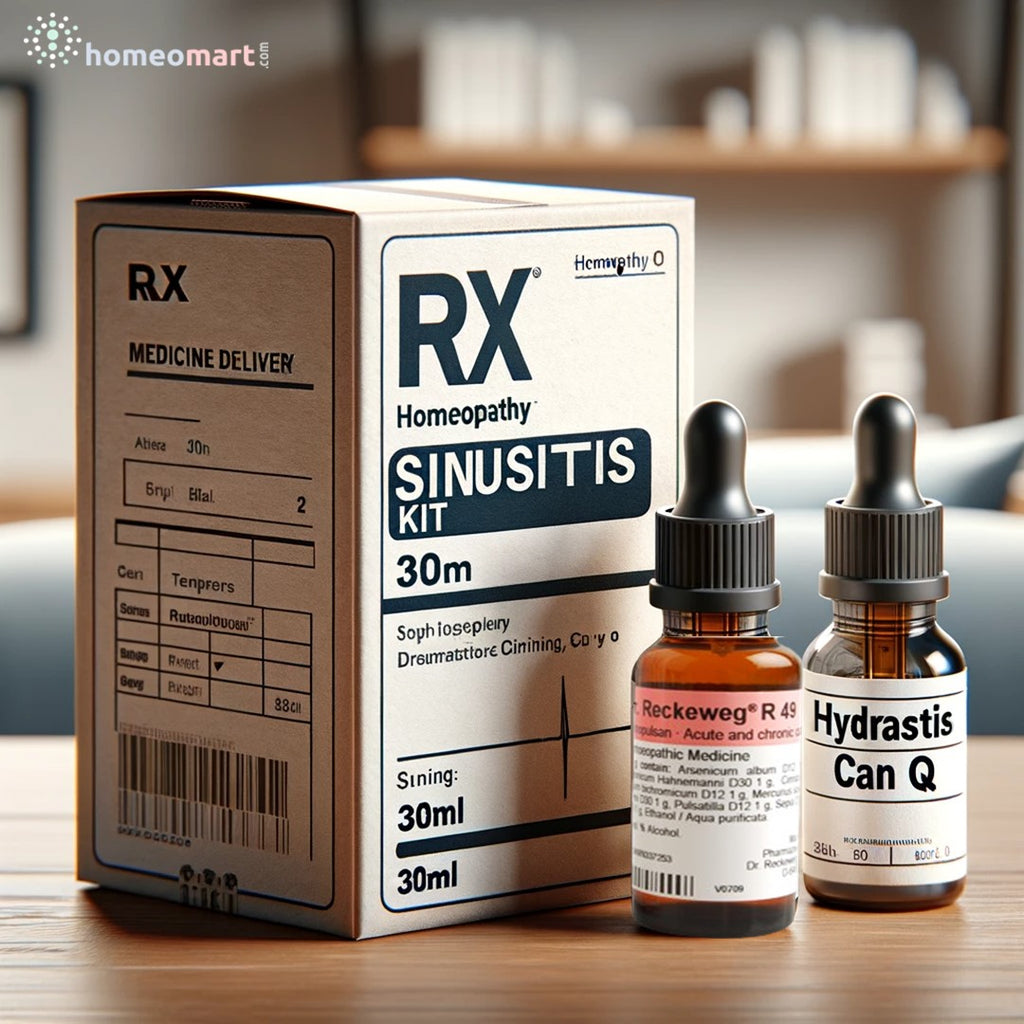 Sinusitis treatment medicine kit homeopathic