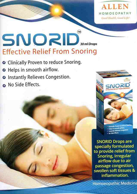 anti snoring drops homeopathic, safe and side effect free