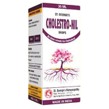 St. George's Cholestro-Nil Drops packaging on a white background