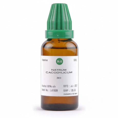 St. Goerge Natrum Cacodylicum Homeopathy Dilution 6C, 30C, 200C, 1M