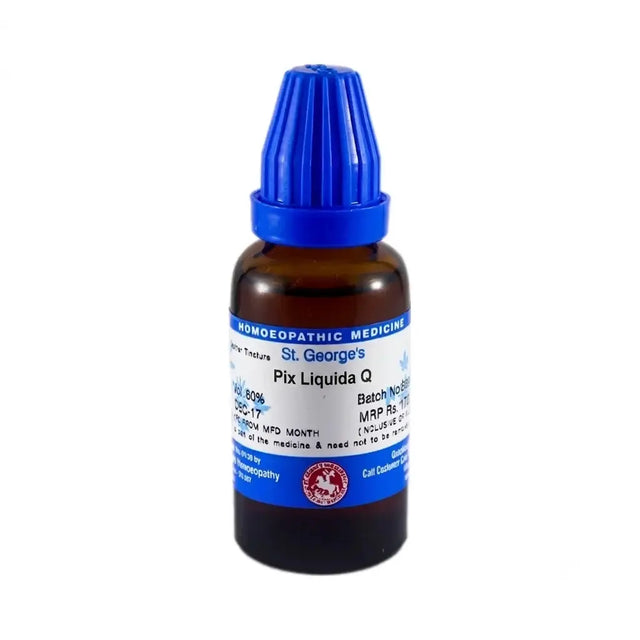 Pix Liquida Homeopathy Mother Tincture | Pine Tar Remedy for Eczema, Psoriasis & Chronic Cough