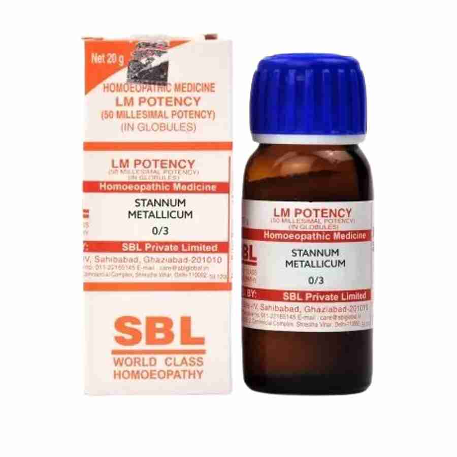 Stannum metallicum LM Potency Homeopathy Dilution