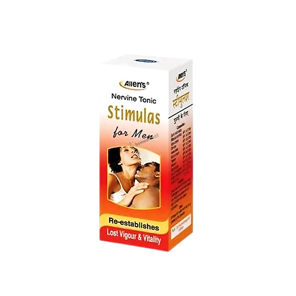 Allen Stimulas drops. Homeopathy male stimulant for Vigour