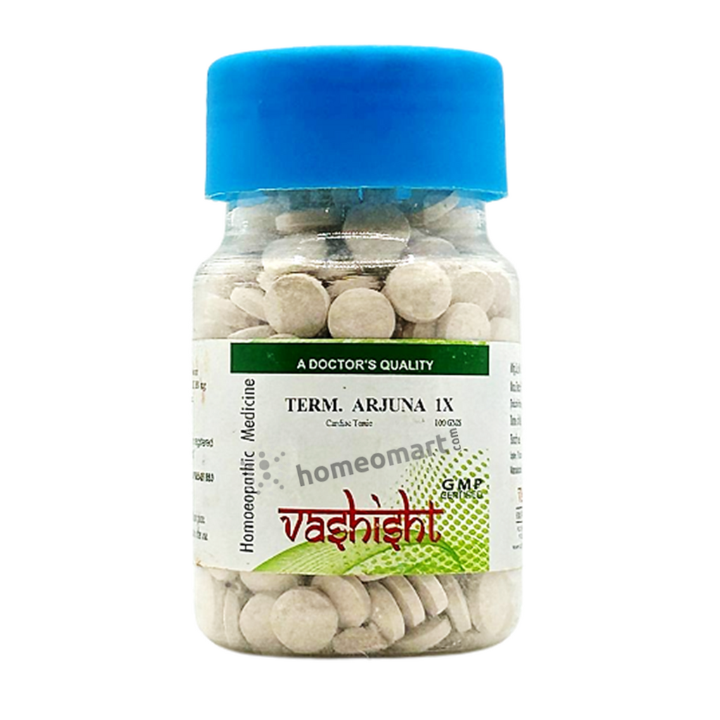 Vashisht Terminalia Arjuna 1X Homeopathy Tablets