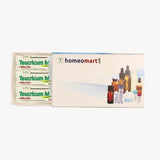 Homeopathy products with 'homeomart' branding on a white background