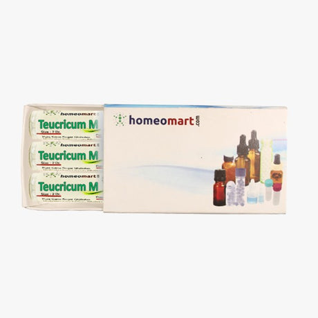 Homeopathy products with 'homeomart' branding on a white background