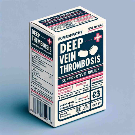Homeopathy-based Thrombol Kit helps manage DVT symptoms like swelling, numbness & poor circulation. Natural vascular support.