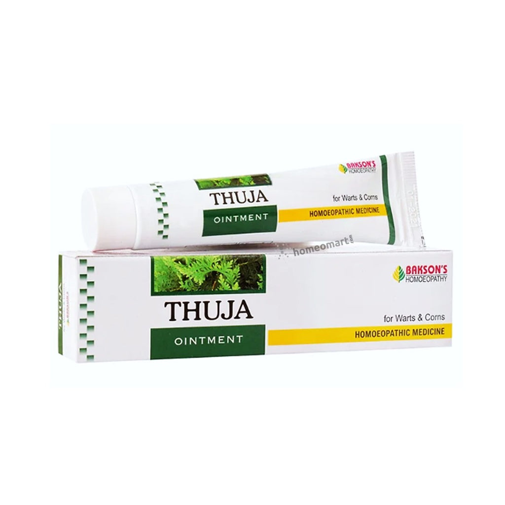 Bakson Thuja Ointment for Warts, Corns, Polypi-Pack of 3