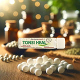 Tonsi Heal 2 Dram Homeopathy Pills for tonsillitis, pharyngitis, sore throat