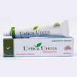 Urtica Urens ointment tube and box on a white background, urens ointment benefits, homeopathy for skin rashes, anti allergic cream natural, soothing cream for skin irritation, homeopathic ointment for burns, urticaria natural remedy cream, itching skin treatment cream, nettle based skin cream, sensitive skin soothing ointment