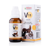 Bakson V11 Rheumatism Drops, Bakson's V11 Veterinary Drops, Bakson Rheumatism Veterinary Drops, veterinary joint pain drops, homeopathic joint drops for animals, veterinary rheumatism medicine, homeopathic rheumatism drops for animals, animal joint support, veterinary mobility support, Bakson V11 30ml, Bakson veterinary medicine, joint pain drops for pets