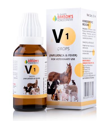 Bakson V01 Drops, Bakson's V01 Veterinary Drops, Bakson Influenza Fever Drops, Bakson V01 Influenza Fever, veterinary fever drops, homeopathic fever drops for animals, homeopathic influenza drops for animals, veterinary respiratory drops, animal fever medicine, veterinary influenza medicine, Bakson veterinary medicine, Bakson V01 30ml