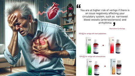 Homeopathy for Individuals with balance problems, dizziness, and arterial hardening issues
