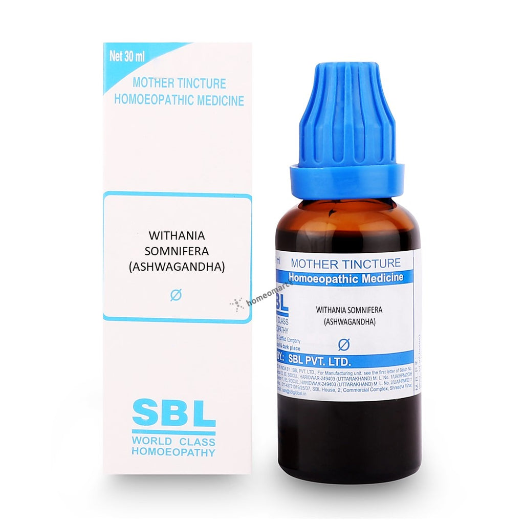 SBL Withania Somnifera (Ashwagandha) Homeopathy Mother Tincture Q