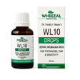 Wheezal WL10 Drops bottle and packaging on a white background