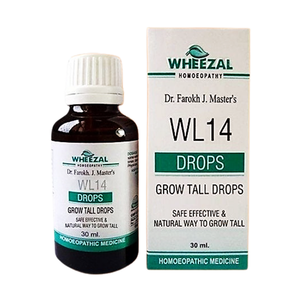 Wheezal WL 14 Grow Tall Drops, Homeopathy Height Increase