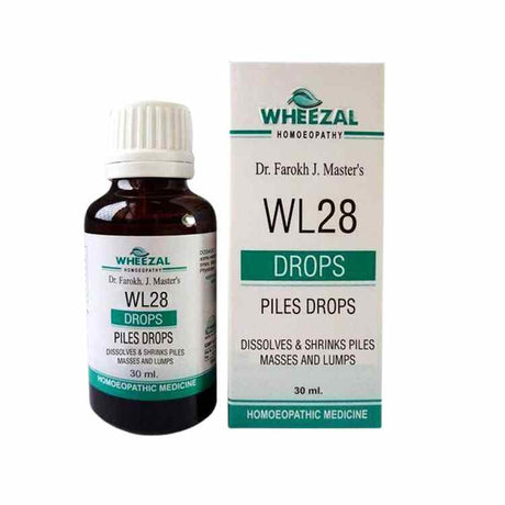 shrink pile mass naturally with wl28 homeopathy drops