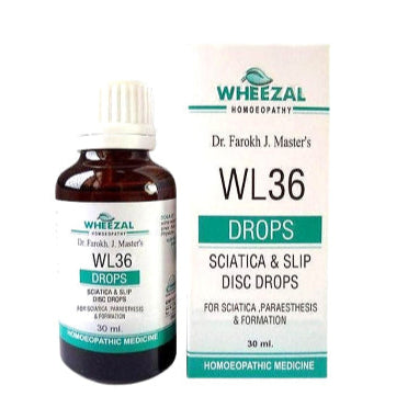 Wheezal WL 36 Sciatica And Slip Disc Drops