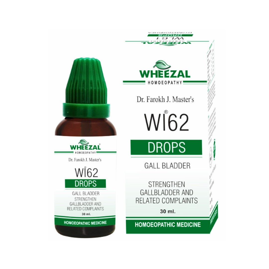 Wheezal WL62 Homeopathy Drops for Digestive Health & Liver Support Formula