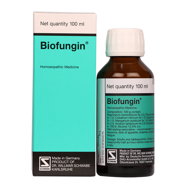 Schwabe German Biofungin Tonic for Iron deficiency, Anemia