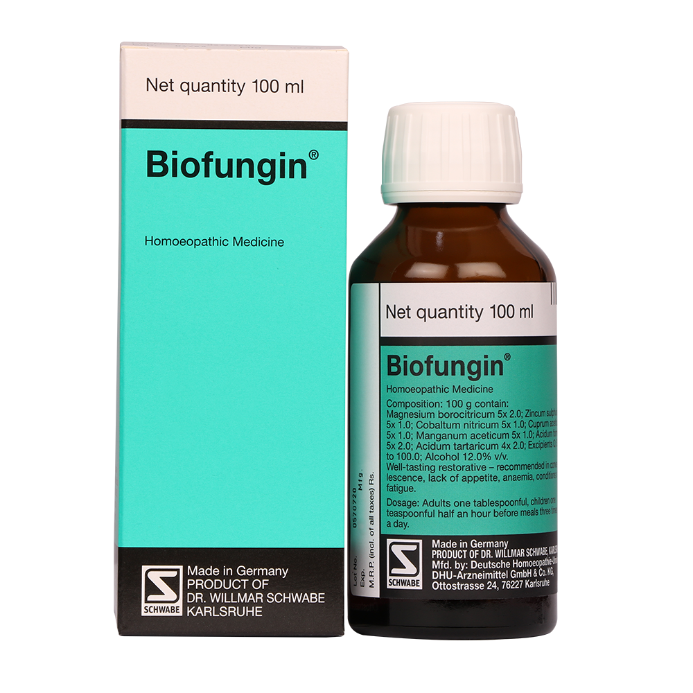 Schwabe German Biofungin Tonic for Iron deficiency, Anemia