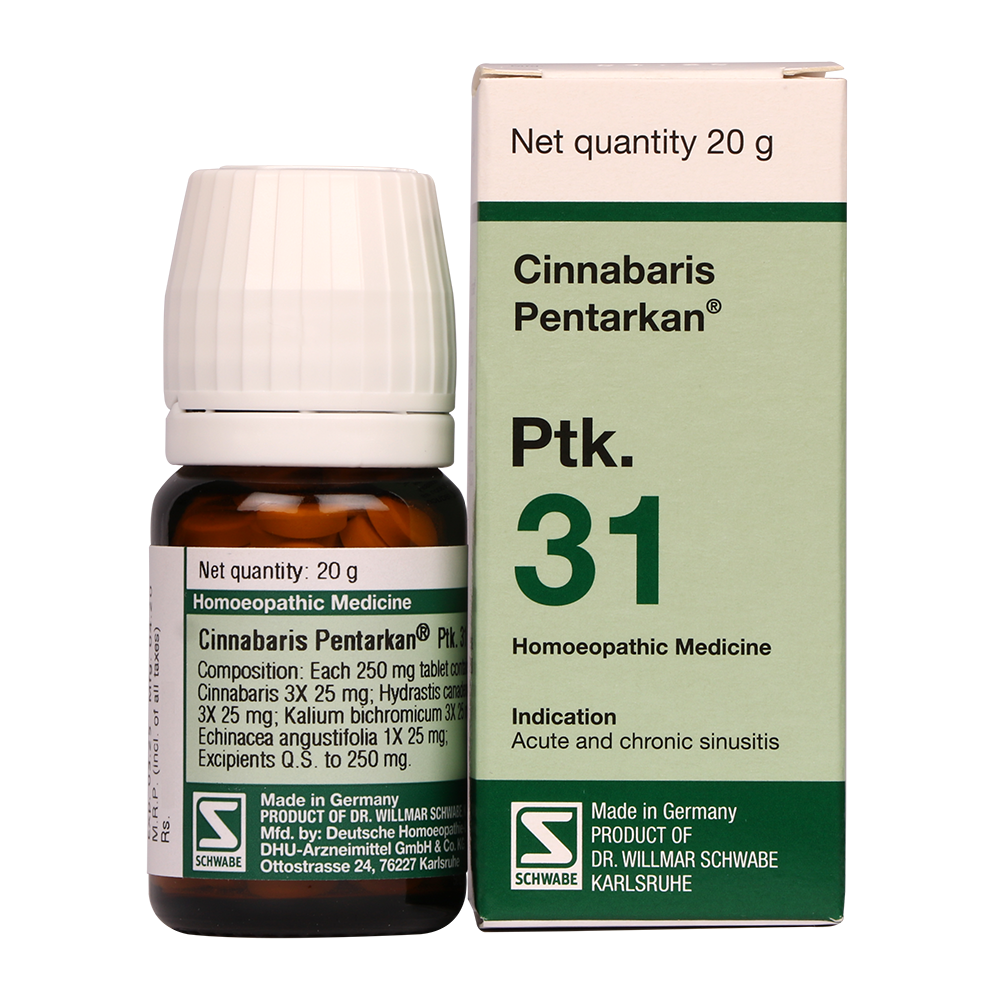 German Cinnabaris Pentarkan Ptk. 31, Acute and Chronic Sinusitis