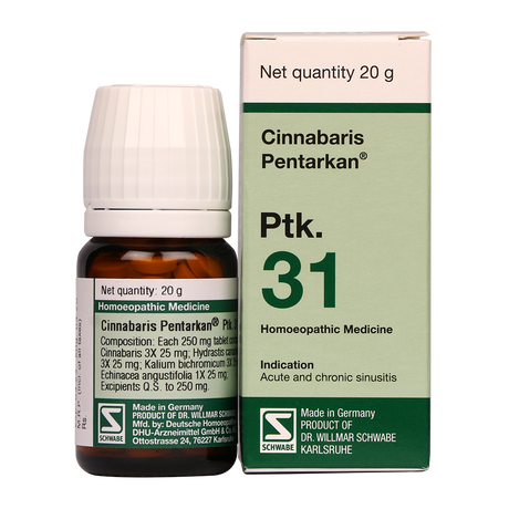 German Cinnabaris Pentarkan Ptk. 31, Acute and Chronic Sinusitis