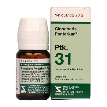 জার্মান সিন্নাবারিস পেন্টারকান Ptk. 31, তীব্র এবং দীর্ঘস্থায়ী সাইনোসাইটিস