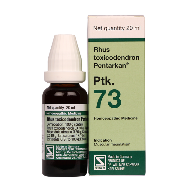 Rhus Toxidendron Ptk. 73, For muscular rheumatism