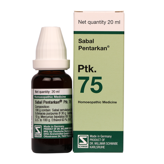 Sabal pentarkan Ptk 75 German homoeopathy drops