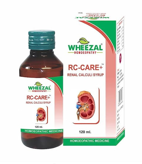 Wheezal RC Care Homeopathy Drops & Syrup: Natural Relief for Kidney & Gallbladder Calculi