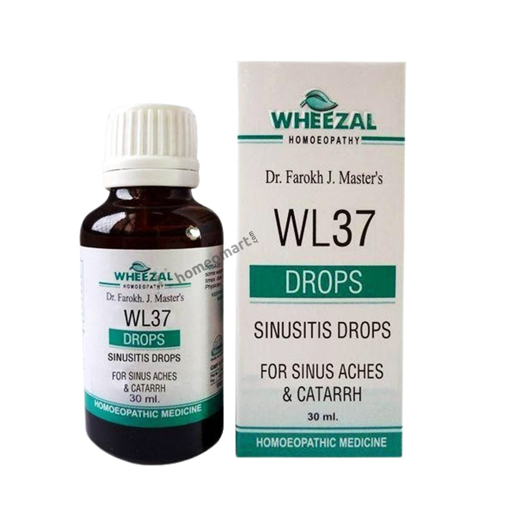 Wheezal WL 37 Homeopathic Sinusitis Drops