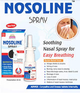 Nosoline Spray for Nasal Congestion, Allergic Rhinitis