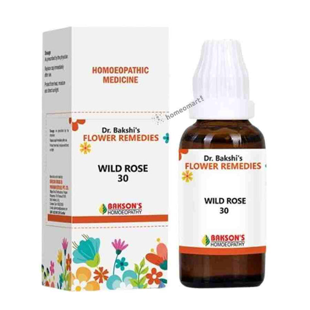 Bakson Bach Flower Remedy Wild Rose