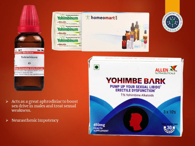 Yohimbinum homeopathy uses and benefits 