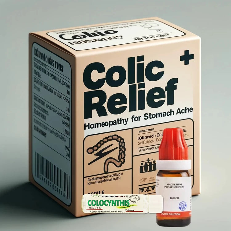abdominal colic stomach cramps relief homeopathy medicines kit