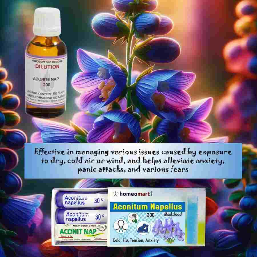 aconite napellus uses benefits in homeopathy