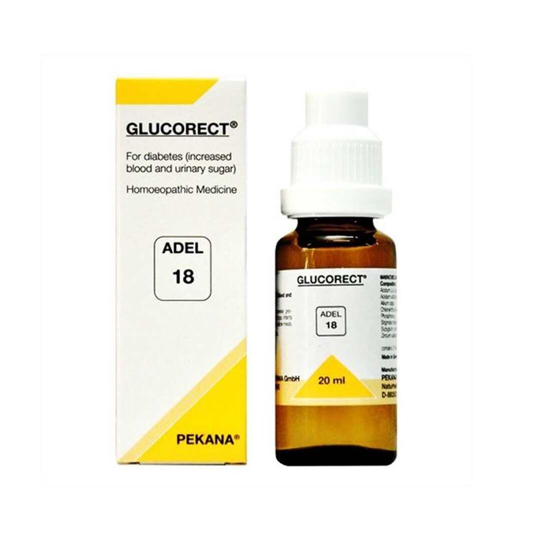 Adel 18 Glucorect german 
 homeopathy drops for Diabetes (Increased Blood & Urine Sugar)