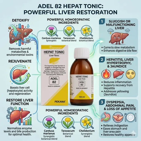 adel 82 hepat tonic, liver detox homeopathy, fatty liver remedy, jaundice treatment homeopathic, liver tonic