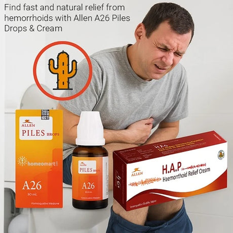 Allen H.A.P. (Hamamelis Aesculus Paeonia) Cream – Homeopathic Haemorrhoid Relief
